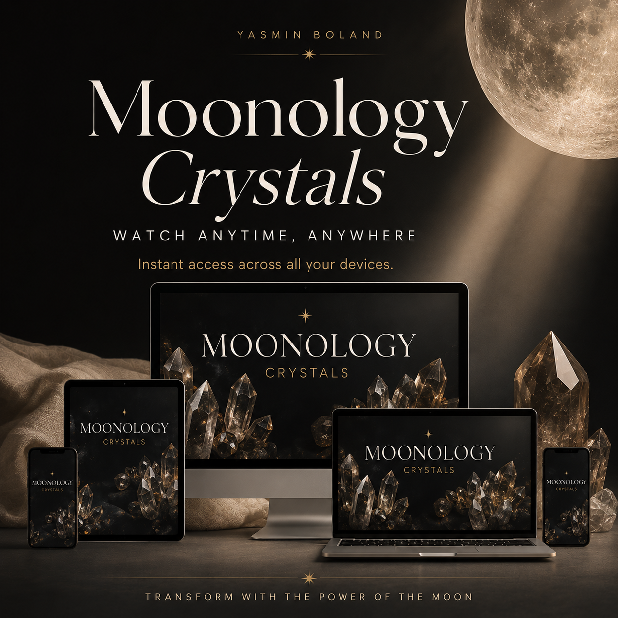 Moonology Crystals Course 2025